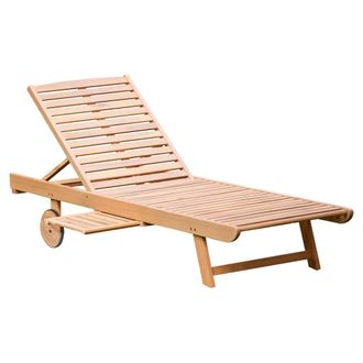 Happy Garden Tumbona plegable Acacia