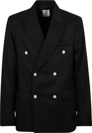 Casablanca Dubbele Rij Jas - Heren - Blazers - Blauw - M - Jassen