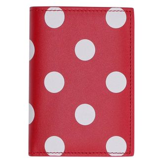 Comme Des Garçons Wallets & Cardholders, female, Red, Size: ONE SIZE Printed Dots Wallet