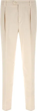 Brunello Cucinelli White Cotton Casual Mens Pants