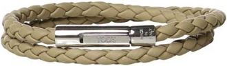 Tod's My Colors 2-Turn Leren Armband - Heren - Armbanden - Beige - ONE Size - Leer - Accessoires