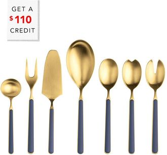 Mepra 7Pc Fantasia Ice Serving Set With $110 Credit
