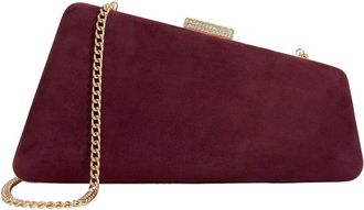 Dune London Balancing Suede Clutch