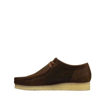 Clarks Schoenen, Heren, Bruin, 44 EU, Leer, Wallabee Loafers