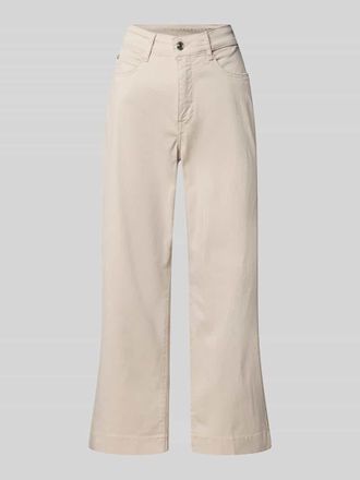 M.A.C Wide Leg Culotte im 5-Pocket-Design Modell Dream in Beige, Gr&ouml;&szlig;e 40