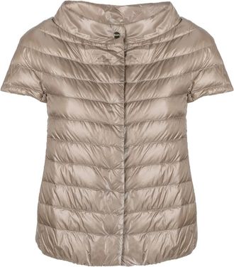 Herno Margherita Short-sleeve Quilted Jacket