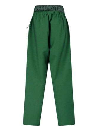 Lacoste Mens Trousers Green Wool