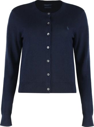 Polo Ralph Lauren Cardigan van wol - Dames - Vesten - Blauw - XS - Wol - Truien & Vesten
