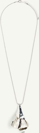 H&M Halskette mit Blütenblatt-Anhänger - Silber