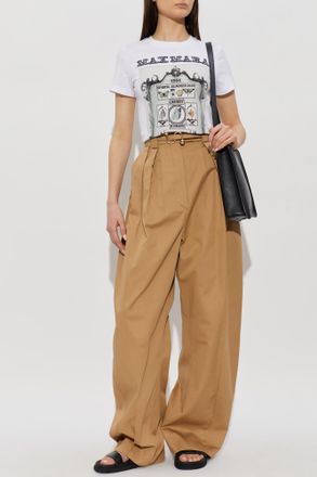 Max Mara T-shirt Spadino, Womens, White