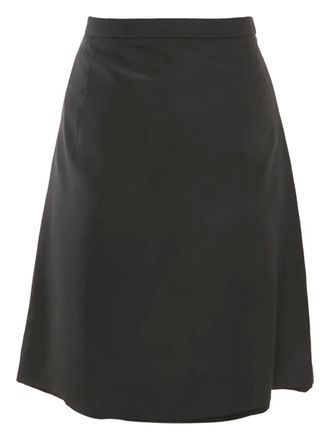 Saint Laurent silk mini skirt - Black