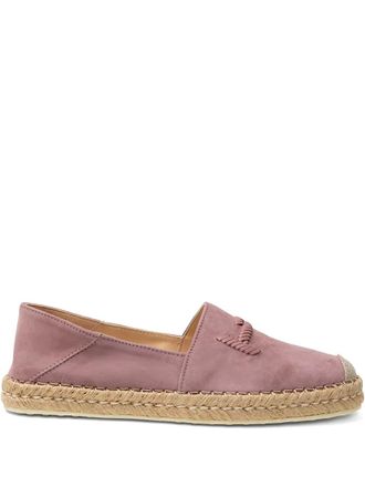 Tod's Su&egrave;de espadrilles - Roze