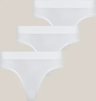 AllSaints Cotton Betha Thong 3 Pack, Size: XS