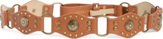 Vince Camuto Hip Slung Concho Belt in Cognac at Nordstrom Rack, Size X-Large