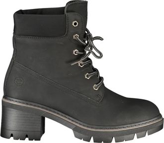 Lumberjack Danah Enkellaars - Dames - Veterlaarzen - Zwart - 37 EU - Schoenen