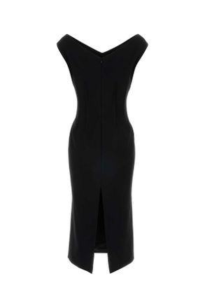 Jil Sander J03ct0620j70218 001 Black Abiti Dress