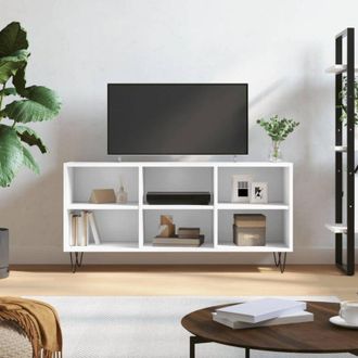 vidaXL Tv Cabinet White 103.5x30x50 cm Engineered Wood Vidaxl