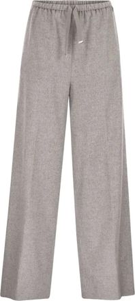 Herno Pantaloni dritti con coulisse - Grigio