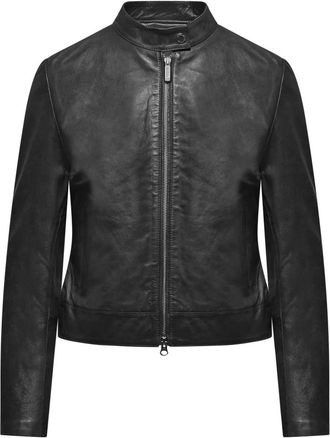 Bomboogie Jacket - Dames - Leren en Su&egrave;de Jassen - Zwart - 2XL - Leer - Jassen