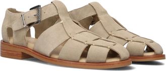 Bronx Schoenen, Dames, Beige, 36 EU, Beige Sandalen voor Stijlvolle Zomerdagen