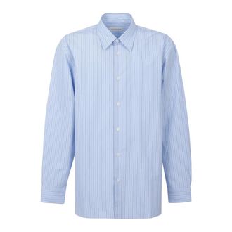 Dries Van Noten Casual Shirts, male, Blue, Size: XL Croom Shirt