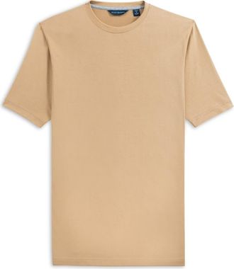 Scott Barber Liquid Pima Cotton T-Shirt in Camel at Nordstrom, Size Xx-Large