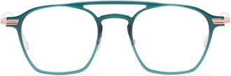 Cutler and Gross Occhiali con montatura stile pilota - Verde
