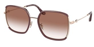 Coach HC7139BD C8000 Asian Fit 94028D Womens Sunglasses Gold Size 58