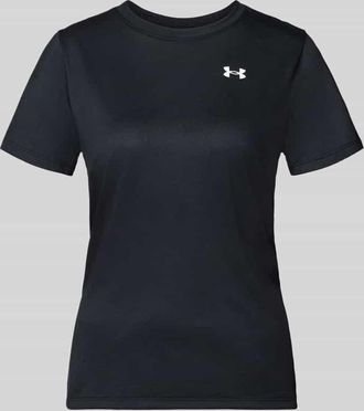 Under Armour Funktionsshirt mit Rundhalsausschnitt und Logo in Black, Gr&ouml;&szlig;e XS