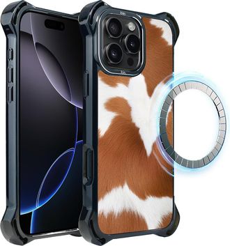 OEM Funda Ibizu Dropguard Ultra Para Iphone 16 Pro Max Con Magsafe, Dise&ntilde;o Call Of The Wild, Alpine Cow