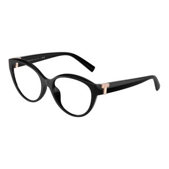 Tiffany & Co. Stijlvolle Bril in Zwart - Dames - Brillen - Zwart - 54 MM - Accessoires