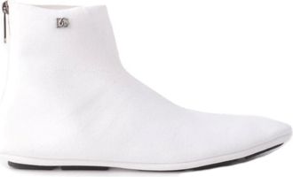Dolce & Gabbana Men Booties - male - Dolce & Gabbana - Ankle Boots - White - 10 UK - Shoes