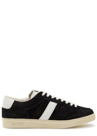 Tom Ford Panelled Leather and Suede Sneakers - Black - 45 (IT45 / UK11)