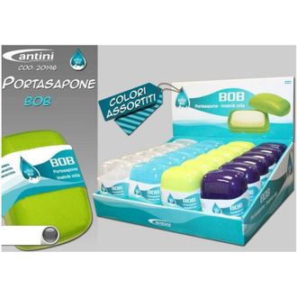 Trade Shop Trade Shop - Set 24 Pezzi Portasapone Bob Contenitore Plastica Sapone Colorato