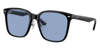 Ray-Ban Light Blue Square Unisex Sunglasses RB2206D 901/72 57