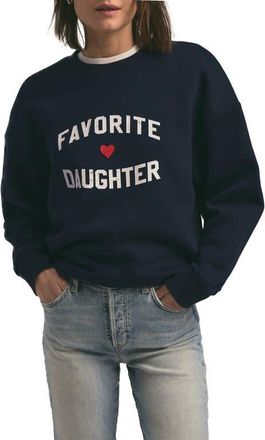 Favorite Daughter The Favorite Daughter Sweatshirt in Navy at Nordstrom, Size X-Large
