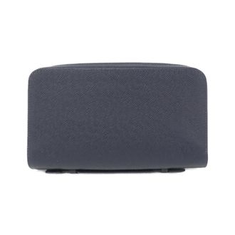 Louis Vuitton Navy Blue Leather Long Wallet (Bi-Fold) (Pre-Owned)