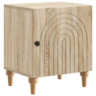 vidaXL Armario De Noche Roble Sonoma 43 X 34,5 X 50 Cm Vidaxl