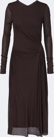 Max Mara Abito midi in jersey cr&ecirc;pe