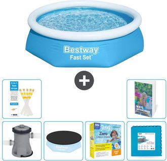 Bestway Piscina Bestway Fast Set Redonda - 244x61 Cm - 7-piezas S276