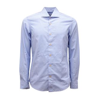 Sonrisa L3440 Camicia Shirt - Heren - Zakelijke Overhemden - Blauw - M - Overhemden