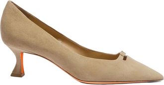 Santoni Pumps - Dames - Pumps - Bruin - 38 1/2 EU - Schoenen