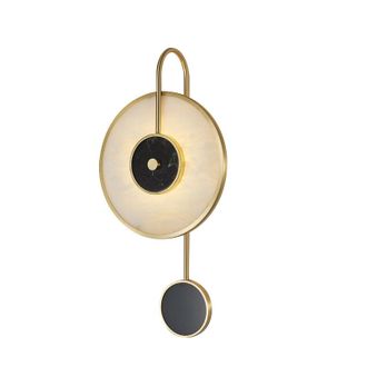 OEM Aplique Led Lorient 6w 3000k Oro M&aacute;rmol Moderno Para El Sal&oacute;n