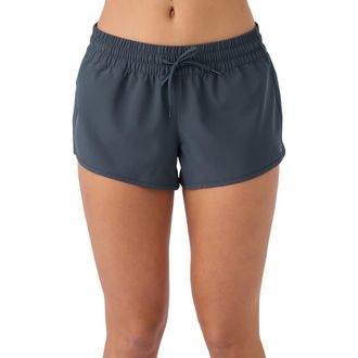 O'Neill Balboa Saltwater Essentials Cover-Up Shorts in Slate at Nordstrom, Size Small