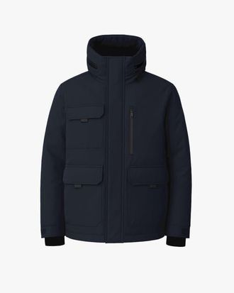 Quartz Co. TESLIN | Recycled Down Winter Jacket in True Navy at Nordstrom, Size Xx-Large