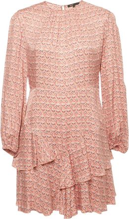 Maje Abito corto a fiori - Rosa