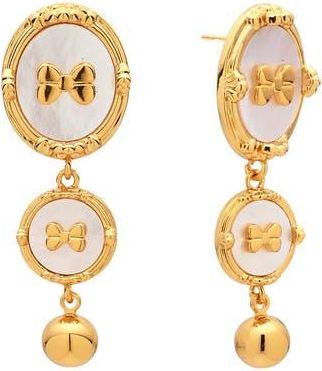 Eye Candy Los Angeles Tessa Drop Earrings in Gold at Nordstrom Rack