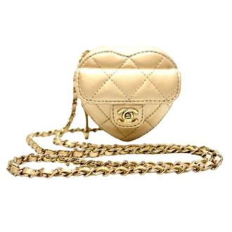 Chanel Pre-owned Fur Mini Bag - Dames - Pre-owned - Geel - Maat: ONE Size