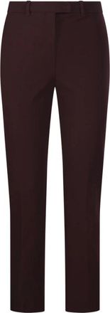 Max Mara Umanita Pant - Dames - Slim Fit Broeken - Bruin - 2XS - Broeken
