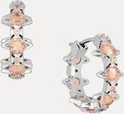 Vivienne Westwood Warwick Earrings Platinum-peach-cz Platinum-peach-cz Women